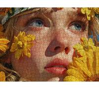 Sunflower Femme, Puzzle 1000 Pieces Adultes, Jigsaw Bois LDYQS4-604 | Impossible Difficile Puzzle, Défi et Complexe Jeu éducatif Défi Jouets, Loisirs Créatifs, Décoration Murale et Cadeau