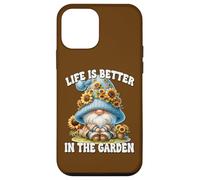 Sunflower GNOME Dad for Mom Life is Better in The Garden Coque pour iPhone 12 Mini