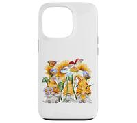 Sunflower GNOME for Beekeeper Daisy Flower and Honey Bee Coque pour iPhone 13 Pro