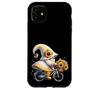 Sunflower GNOME on Vintage Bike for Retired Mom and Dad Life Coque pour iPhone 11