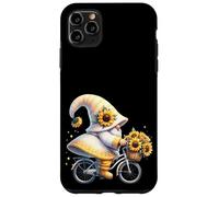 Sunflower GNOME on Vintage Bike for Retired Mom and Dad Life Coque pour iPhone 11 Pro Max