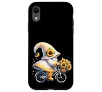 Sunflower GNOME on Vintage Bike for Retired Mom and Dad Life Coque pour iPhone XR
