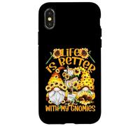 Sunflower Gnomes for Gardener Life is Better with My Gnomies Coque pour iPhone X/XS