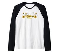 Sunflower Keep Positive Butterflies Quotes Butterfly Manche Raglan
