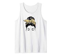 Sunflower Messy Bun Bandana Débardeur