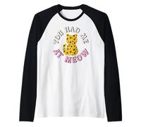 Sunflowers Cat Lovers You Had me at Meow Manche Raglan