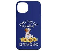 Sunflowers JRT Dog Lover Once You Go Jack Never Back Coque pour iPhone 13