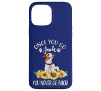 Sunflowers JRT Dog Lover Once You Go Jack Never Back Coque pour iPhone 13 Pro Max