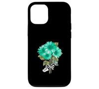 Sunflowers My Last, My All Light Teal Aqua Coque pour iPhone 12/12 Pro