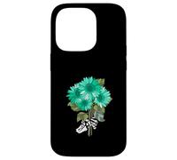 Sunflowers My Last, My All Light Teal Aqua Coque pour iPhone 14 Pro