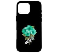 Sunflowers My Last, My All Light Teal Aqua Coque pour iPhone 16 Pro Max