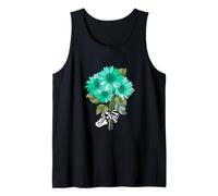 Sunflowers My Last, My All Light Teal Aqua Débardeur