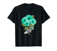 Sunflowers My Last, My All Light Teal Aqua T-Shirt