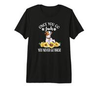 Sunflowers Once You Go Jack Never Back Jack Russell Terrier T-Shirt Haut de Gamme