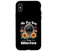 Sunflowers Valentine's Day Puli Dog Valentines Coque pour iPhone X/XS