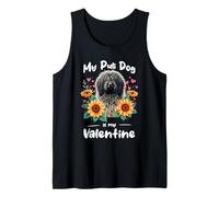 Sunflowers Valentine's Day Puli Dog Valentines Débardeur