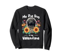 Sunflowers Valentine's Day Puli Dog Valentines Sweatshirt