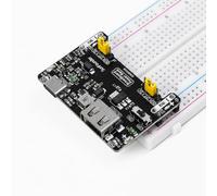SunFounder BreadVolt Module d’Alimentation Breadboard, Compatible Arduino, Raspberry Pi, Pico W et ESP32, Sortie 5V/1,5A et 3,3V/1A, USB (Platine d’essai Non Incluse)