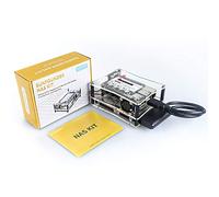 SUNFOUNDER NAS Kit for Raspberry pi 4B 3B+ 3B 3 2B, NAS Hat,Dual Fan, Micro SD Card Included