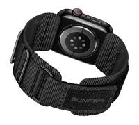 SUNFWR Compatible avec les bracelets Apple Watch de 41 mm, 40 mm, 38 mm, sangles Velcro robustes pour iWatch Ultra Series 9/8/7/6/5/4/3/2/1/SE, bracelets de rechange robustes pour homme et femme