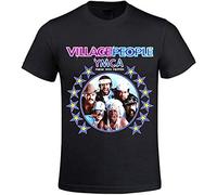sungen The Village People YMCA T Shirts for Men Crew Neck Black L