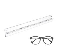 Sunglass Holder for Wall - Clear Acrylic Wall Mount Eyeglass Holder | Eyewear Display Sunglasses Rack | Sunglasses Display Rack | WallMounted Eyeglass Frame Home Decor for Entryway Living Room