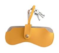 Sunglasses Bag - Pliable Envelope, Texture Folder, Padded Skin | Clasp Closure Hardware Arrangement For Beach, Pool, Hiking, Driving, Skiing, Vacation, Commute, Office, Car, Vehicle, , Console