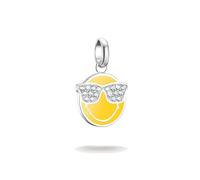 Sunglasses Charm - Connect, Smiley World Smiley, avec zircone (synthétique). THOMAS SABO