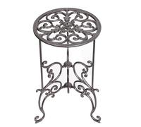 Sungmor 1-Tier Heavy Duty en fonte support de plante en pot - 49cm Pot de fleurs en métal Rack, décoratifs support de pot de fleurs, Intérieur ou extérieur Jardin Pots Prend en charge