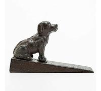 Sungmor-Arrêts de Porte de Chien Mignon en Fonte à Usage intensif | 15,3 × 5 × 9,5cm, Style Antique | Cale-Porte de Porte décorative avec Une Statue d'animaux Mignons | Support de Porte Coupe-Vent