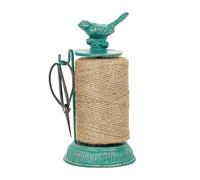 Sungmor Ensemble de Porte-Ficelle de Jardin en Fonte - 1300ft. Porte-Cordes et Ciseaux en Ficelle de Jute Naturelle - Outils d'artisanat pour la Maison