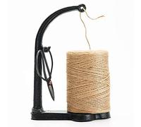 Sungmor Ensemble de Porte-Ficelle de Jardin en Fonte - 1300ft. Porte-Cordes et Ciseaux en Ficelle de Jute Naturelle - Outils d'artisanat pour la Maison