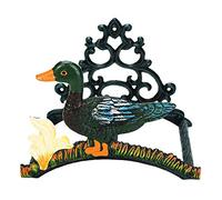 Sungmor Support de tuyau d'arrosage Heavy Duty - Support de tuyau d'eau en fonte - Support mural suspendu décoratif