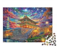 Sungnyemun Puzzle 1000 Pièces pour Adultes Et Enfants Difficile DIY Jigsaw Puzzle Casse-tête De Jeu Familial Jouets De Défi 52x38cm/1000pcs