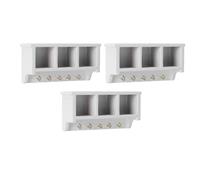 SUNGOOYUE 1:12 étagères de Rangement en Bois en Bois à L'échelle, Meubles D'étagère Miniature pour Décoration de Maisons de Poupée avec Design Réaliste Améliore l'authenticité du Monde