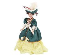 SUNGOOYUE 1/12 Victorian House Doll Miniature Femmes in Porcelain Dolls Ornement pour Bambola Green Hair Hair 6.6 -BC - pour la Collection