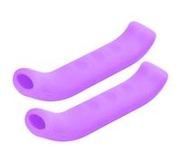 SUNGOOYUE 1 paire de couvre-leviers de frein en silicone, housses de protection pour leviers de frein, protection souple pour leviers de frein de vélo de course, VTT, vélo, violet