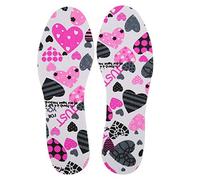SUNGOOYUE 1 Paire Kids Inseme Sole Arc Soutien, Tartex Respirant pour Enfants PAD PAUT- TAILLE CUPE COUPE CHIBES SOME INS SOME (COEUR LOVE (En forme de cœur)