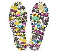 SUNGOOYUE 1 Paire Kids Inseme Sole Arc Soutien, Tartex Respirant pour Enfants PAD PAUT- TAILLE CUPE COUPE CHIBES SOME INS SOME (COEUR LOVE (voiture de dessin animé)