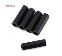 SUNGOOYUE 100pcs Nylon Nylon Femme X Chambre de la Confrontation Haxadezi -zimale de Sorts Appropriés pour Plusieurs Planches Circulaires Maison (M3*20)