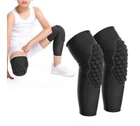 SUNGOOYUE 2 PCS Black Kids Gnee Pads, Soft Breathable Nylon Sports -Protective Knee Radrads pour Les Tout-Petits et Les Enfants (Protecteur des Genoux XL)