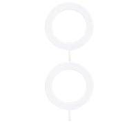 SUNGOOYUE 2 Pièces Diffuseur de Bulles de Pierre à Air pour Aquarium Pierre de Sable et Plaque d'aération en Plastique de 10 Cm avec Connecteur de 4 Mm pour Les Utilisateurs de Pompe à Air