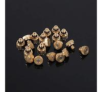 SUNGOOYUE 20pcs Brasse de Nébulation en Laiton - 0,4 Mm Spray de Restauration Fine - Museau pour Les Systèmes D'irrigation du Jardin Matière de Laiton à Fermeture