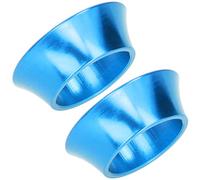 SUNGOOYUE 2PCS CNC Alliage Alliage 15 Mm Bicycle de Vélo Coundeau de Vélo de (Blue)