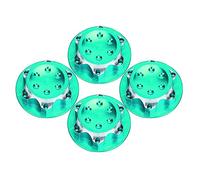 SUNGOOYUE 4 Pièces écrou de Jante RC en Alliage D'aluminium de 21 Mm, Accessoire Durable Anti-poussière et Antirouille avec Haute Simulation, pour Voiture 1 8 RC Agama HSP (Green)