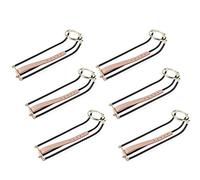 SUNGOOYUE 6 Pièces Poche Tombante de Boule de Billard, Piste Réglable, Double Roulement de Charge, Texture Métallique de Luxe, Remplacement de Style Billard pour Laiton Bronze Durable, Levage avec