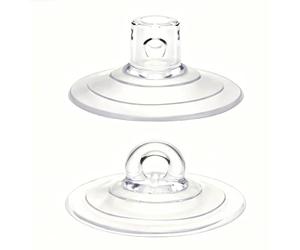 SUNGOOYUE 8PCS Perchoir pour Chat à Ventouse, PVC à Trou Croisé de 8,5cm | Remplacement de support de hamac de fenêtre, paquet de 8 joints sous vide transparents, fixation de verre sans perçage,