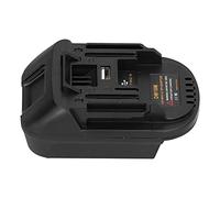 SUNGOOYUE Adaptateur de Batterie pour 20V DCB200 DCB206 M18 Convertisseur | Construction Durable en ABS+PC, Convertit une Batterie Lithium 20V en Batterie 18V pour Perceuse, Format Compact 4,3 X 2,6