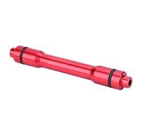 SUNGOOYUE Adaptateur de Brocheur à Vélo, Adaptateur de Moyeu d'essieu de 15 Mm Aluminuim à Une Brochette à Version Rapide de 9 Mm pour la Roue Avant de 100 (Noir (Rouge)