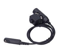 SUNGOOYUE Adaptateur de Casque PTT, avec Arrière pour Un Port sécurisé, Facile à Installer Plug and Play, adapté au Casque Talkie-walkie UV XR A58 UV9R UV 9R Plus GT 3WP 5S